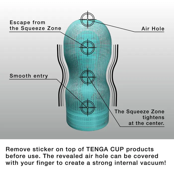 TENGA Male Sex Toys TENGA Original Vacuum Cup Cool TENGA Male Sex Toys TENGA Original Vacuum Cup Cool