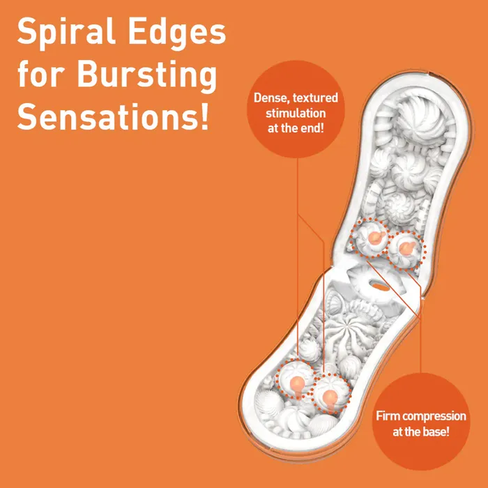 TENGA Vibrators Tenga Flip Orb Sunset Orange