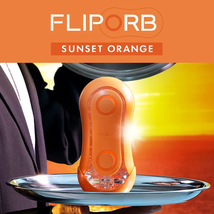 TENGA Vibrators Tenga Flip Orb Sunset Orange