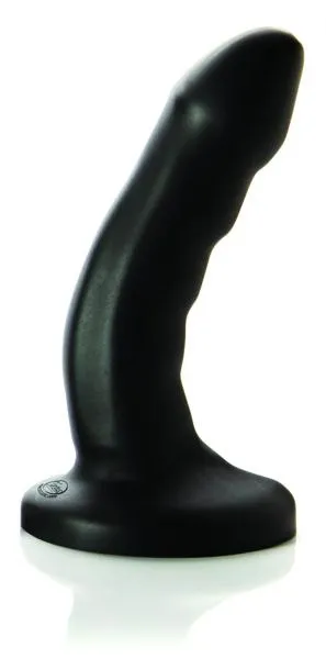 The Pleasure Parlor Dildos Tantus Curve Super Soft Silicone Dildo Black