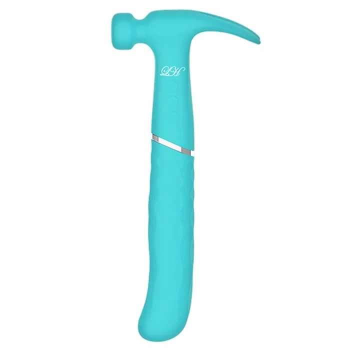 The Pleasure Parlor Vibrators The Love Hamma Hammer Shaped Vibrating Sex Toy Angled