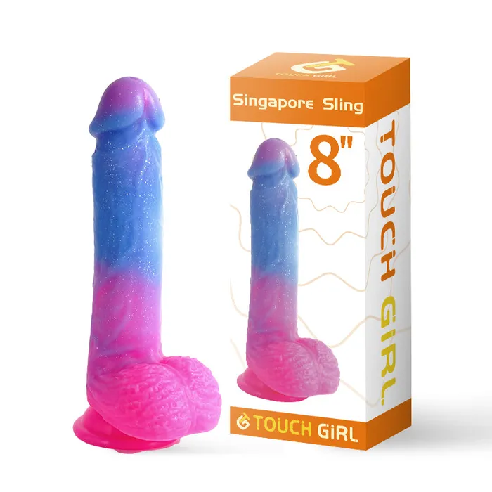 Touch girl Female Sex Toys Touch Girl Dildo Phantom penis illusory color simulated sensuality multiple sized for girl