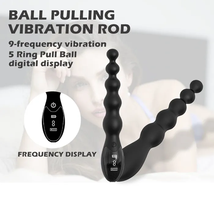 Touch Honey Anal DoleVibrating Anal Beads Prostate Massager Remote Control Butt Plug G Spot Stimulor