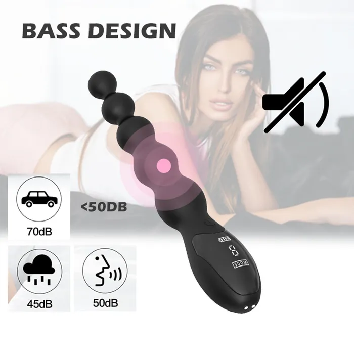 Touch Honey Anal DoleVibrating Anal Beads Prostate Massager Remote Control Butt Plug G Spot Stimulor