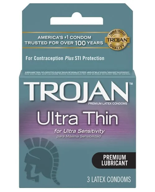 Trojan Ultra Thin Condoms Trojan Female Sex Toys
