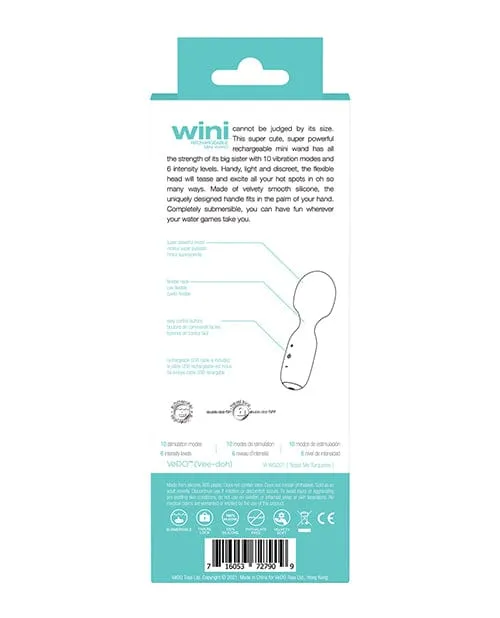 VeDO Wini Rechargeable Mini Wand VeDO Vibrators VeDO Wini Rechargeable Mini Wand VeDO Vibrators