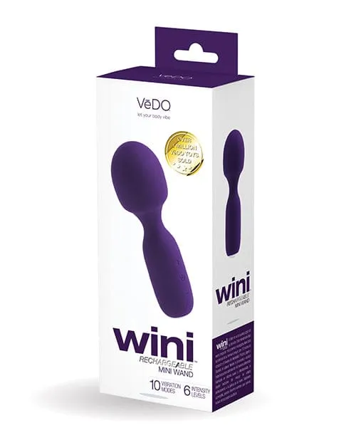 VeDO Wini Rechargeable Mini Wand VeDO Vibrators VeDO Wini Rechargeable Mini Wand VeDO Vibrators