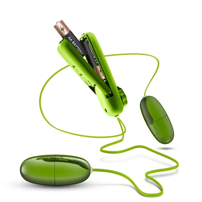 Vibrators Blush Novelties B Yours Double Pop Eggs Lime