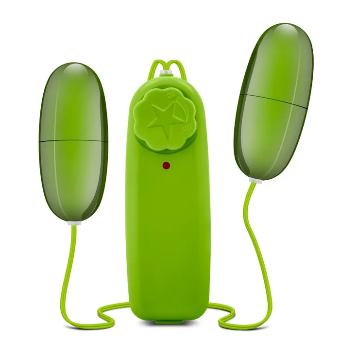 Vibrators Blush Novelties B Yours Double Pop Eggs Lime Vibrators Blush Novelties B Yours Double Pop Eggs Lime