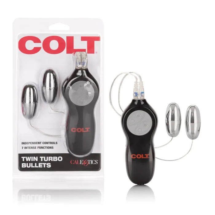 Vibrators Colt 7 Function Twin Turbo Bullet CalExotics Vibrators Colt 7 Function Twin Turbo Bullet CalExotics