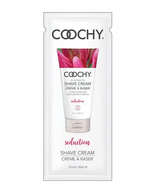 Vibrators coochy Coochy Seduction Shave Cream Foil 5 Oz Honeysucklecitrus