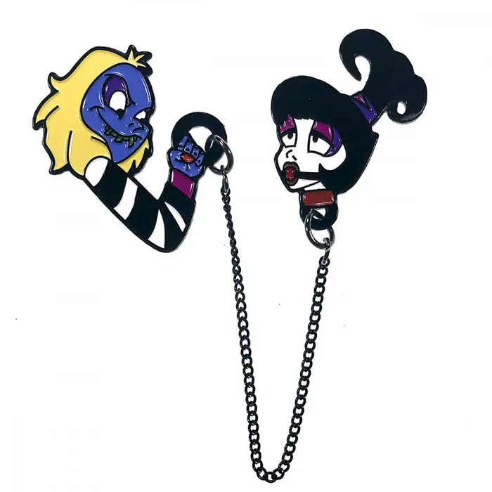 Vibrators Geeky Kinky Kinky Beetlejuice Lydia Enamel Pin