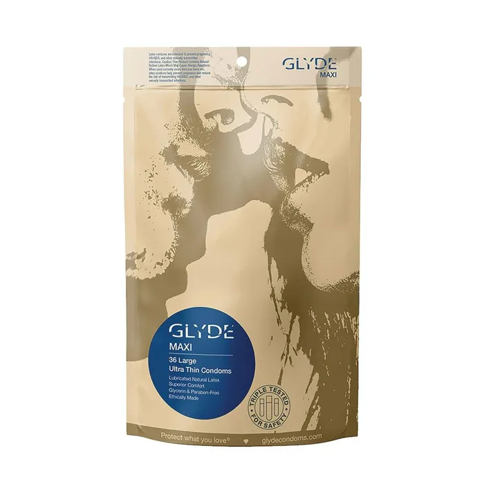 Vibrators Glyde Glyde Maxi Condoms 36pk