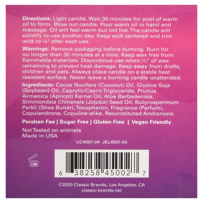 Vibrators Jelique Products Mood Candle Smitten Strawberry and Champagne 4 Oz Jar Vibrators Jelique Products Mood Candle Smitten Strawberry and Champagne 4 Oz Jar