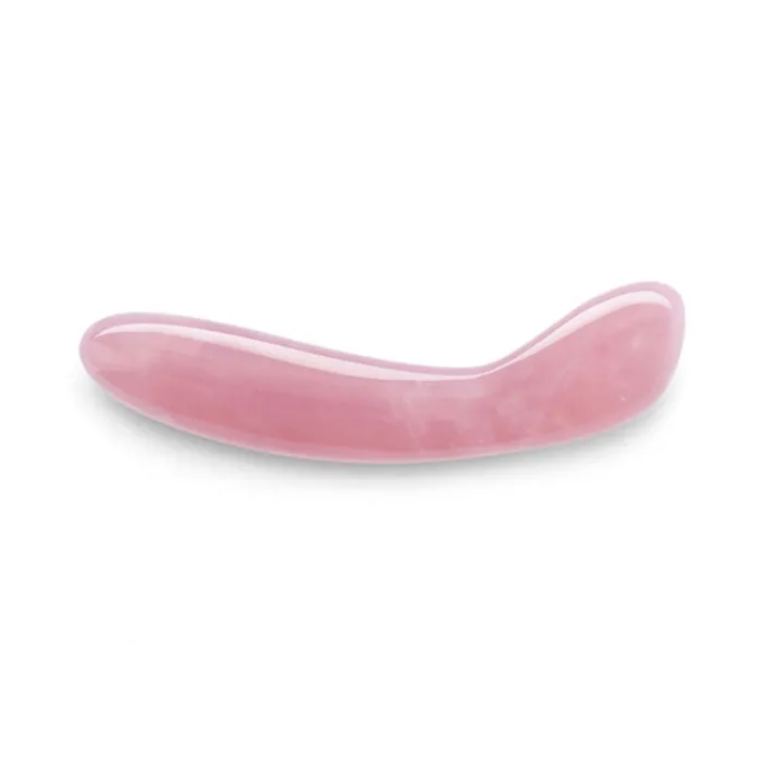 Vibrators Le Wand Rose Quartz Crystal GSpot Wand The Pleasure Parlor