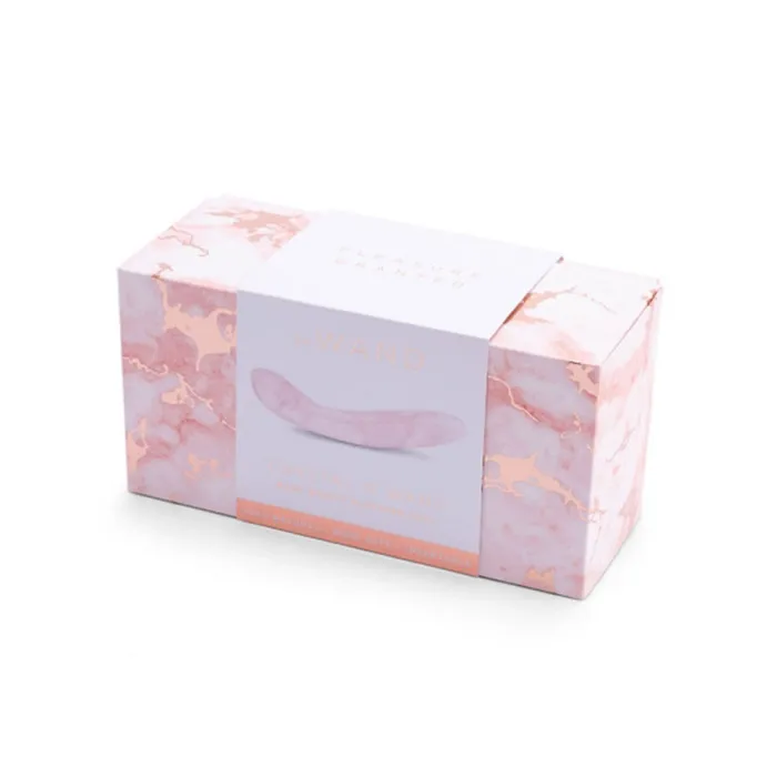 Vibrators Le Wand Rose Quartz Crystal GSpot Wand The Pleasure Parlor