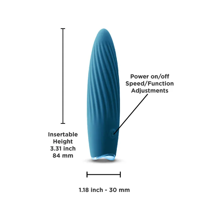 Vibrators Nsnovelties Revel Kismet Teal