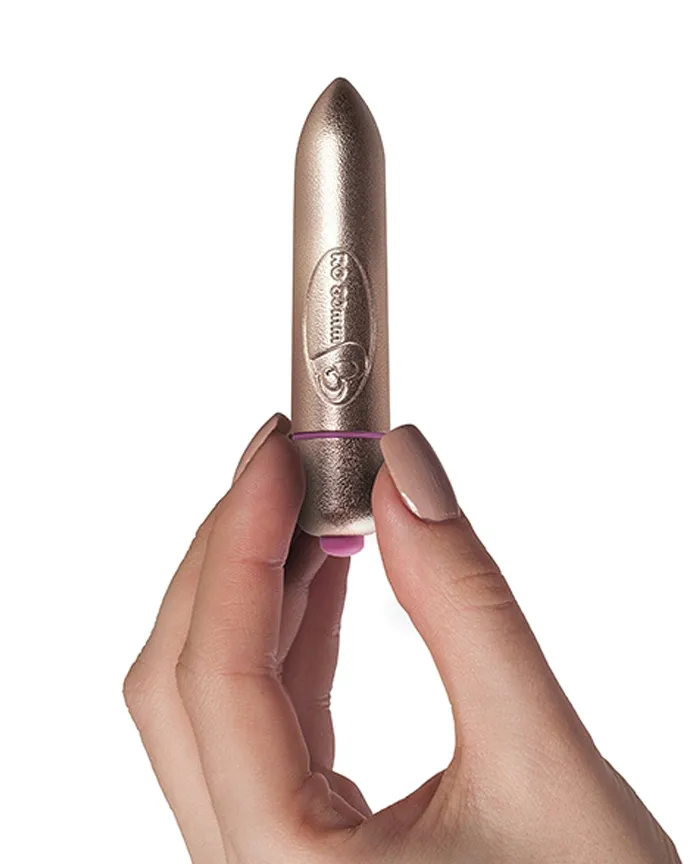 Vibrators Rocks Off Precious Golden Passion Colored Ro80 mm Bullet 7 Speed Gold Rocksoff Vibrators Rocks Off Precious Golden Passion Colored Ro80 mm Bullet 7 Speed Gold Rocksoff