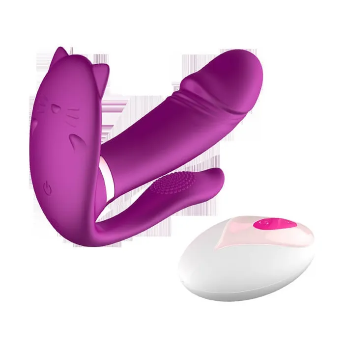 Vibrators SECWELL Secwell Cute Cat Invisible Wearable Vibrator