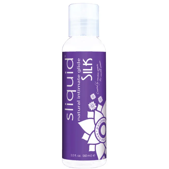 Vibrators Sliquid Hybrid Lube Sliquid Silk 2 oz