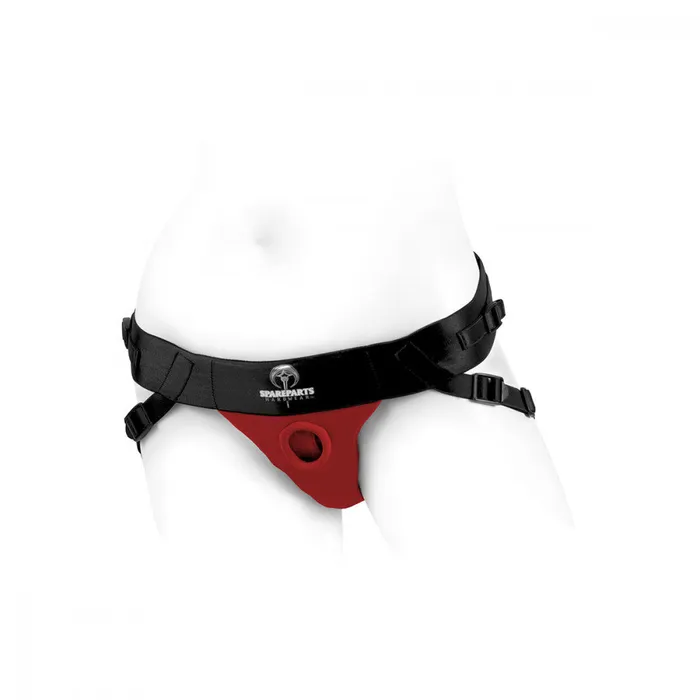 Vibrators The Pleasure Parlor SpareParts Joque Harness Red