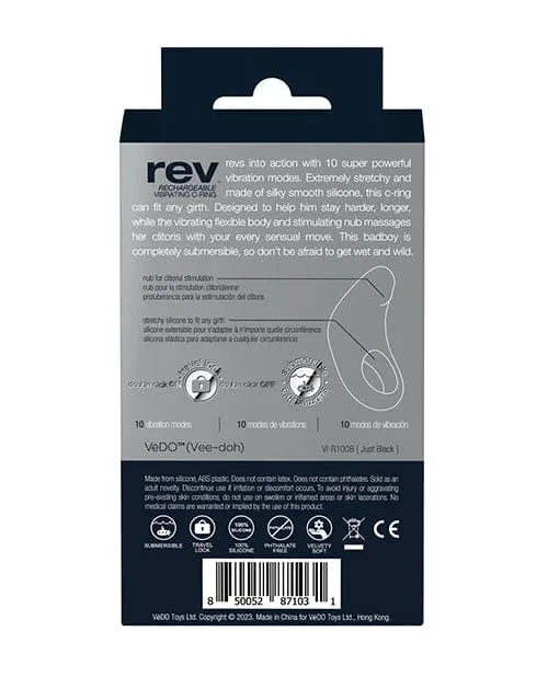 Vibrators VeDO VeDO Rev Rechargeable C Ring Vibrators VeDO VeDO Rev Rechargeable C Ring