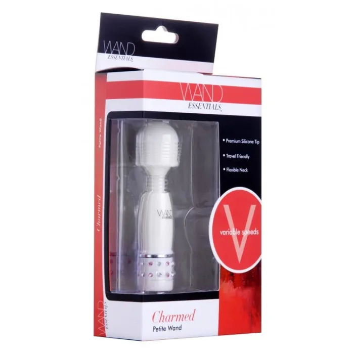 Vibrators XR Brands Wand Essentials Charmed Petite Massage Wand