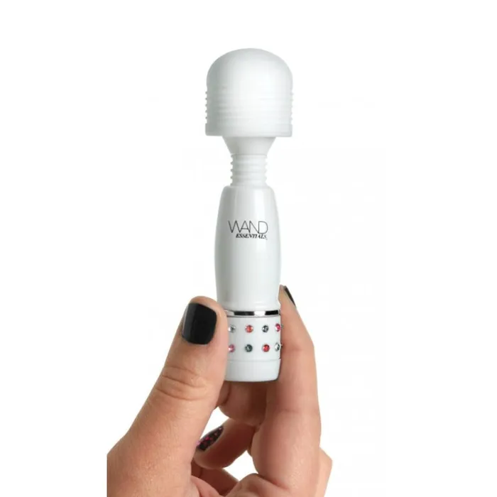 Vibrators XR Brands Wand Essentials Charmed Petite Massage Wand Vibrators XR Brands Wand Essentials Charmed Petite Massage Wand