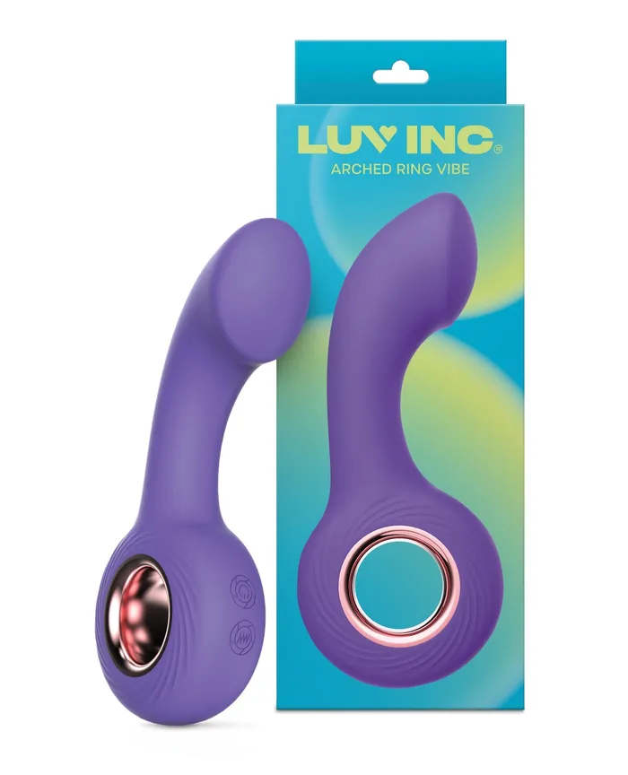 Vvole Vibrators Luv Inc Arched Ring Vibrator Purple