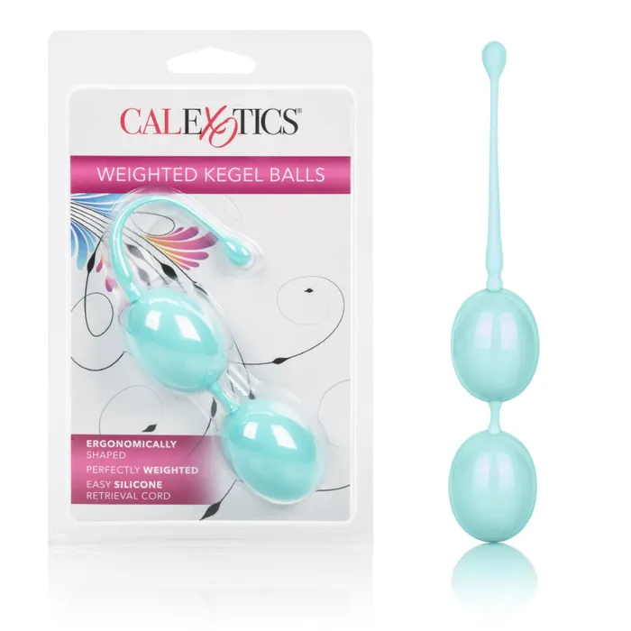 Weighted Kegel Balls Teal CalExotics Female Sex Toys