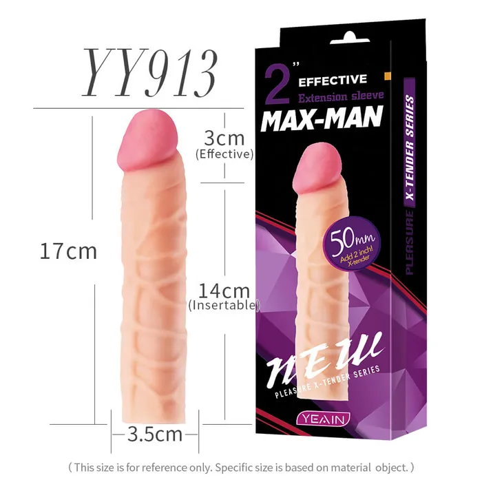 Yeain MaxMan Thickening Extension Sleeve For Men yeain Male Sex Toys Yeain MaxMan Thickening Extension Sleeve For Men yeain Male Sex Toys