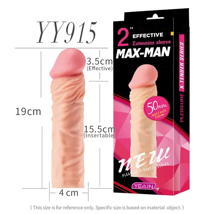 Yeain MaxMan Thickening Extension Sleeve For Men yeain Male Sex Toys Yeain MaxMan Thickening Extension Sleeve For Men yeain Male Sex Toys