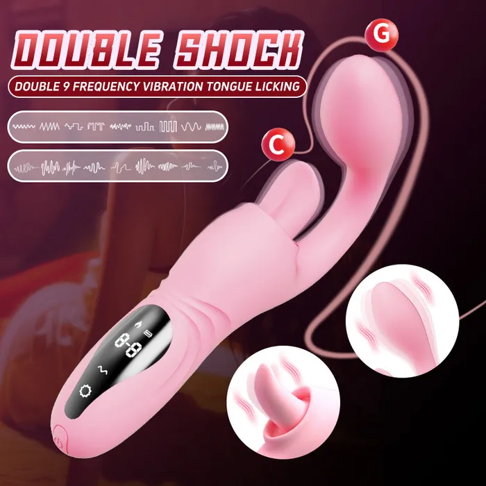YEAIN Vibrators Yeain Half Curved Sweet Tongue GSpot Heating Vibrator