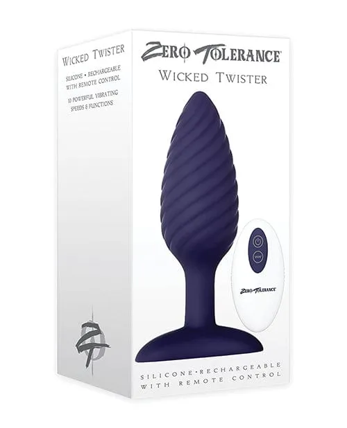 Zero Tolerance Zero Tolerance Wicked Twister Anal Rechargeable Purple Anal