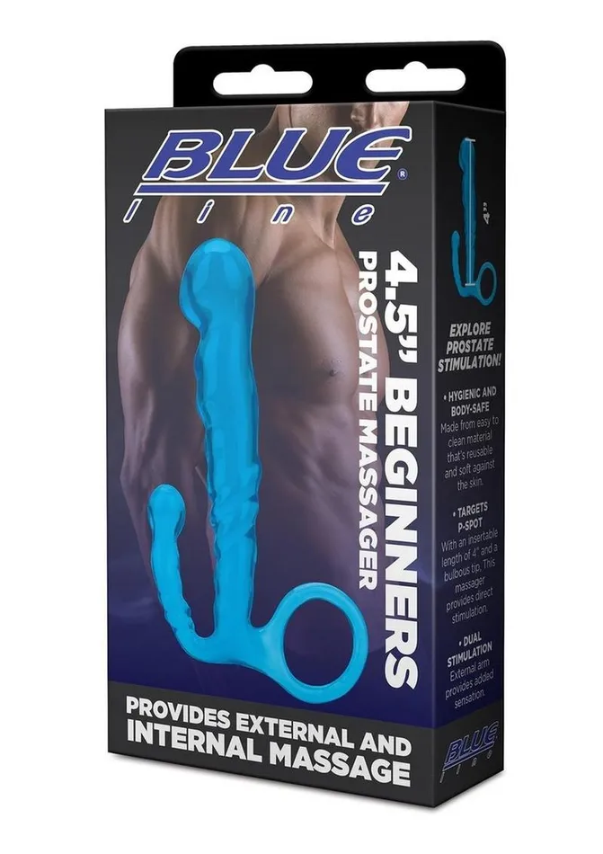 Anal Blue Line CandB Gear Blue Line Beginners Prostate Massager Anal Blue Line CandB Gear Blue Line Beginners Prostate Massager