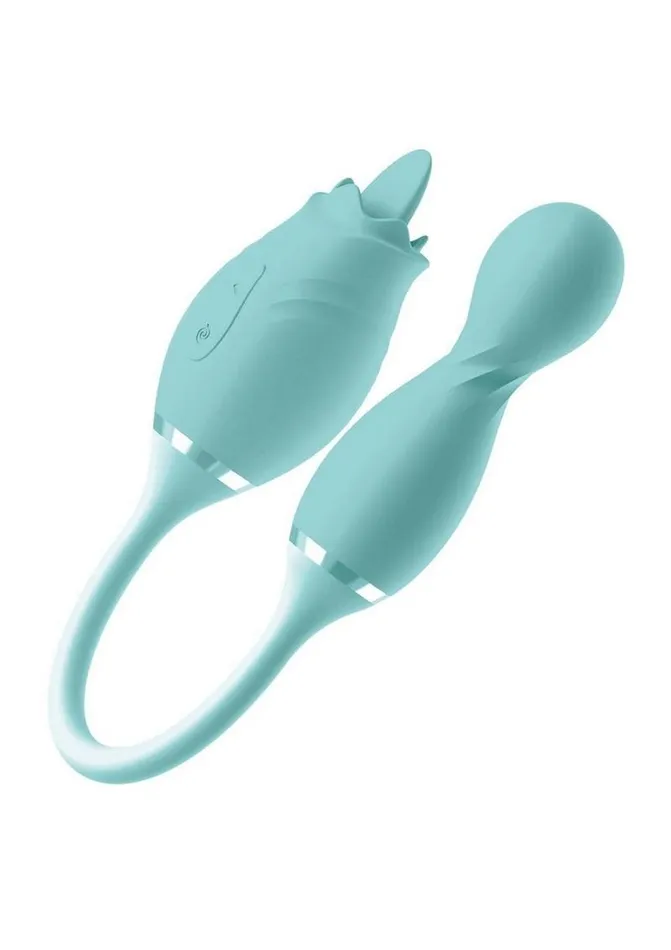 Blaze by Nasstoys Female Sex Toys Blaze Exciter Rechargeable Silicone Dual Stimulating Vibrator