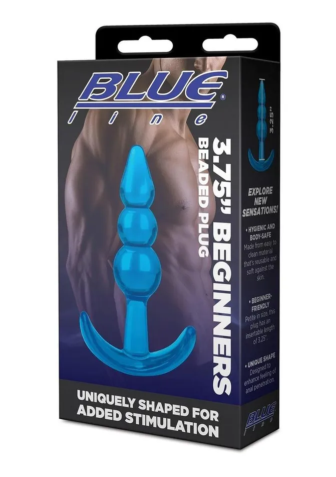 Blue Line Beginners Beaded Plug Blue Line CandB Gear Anal