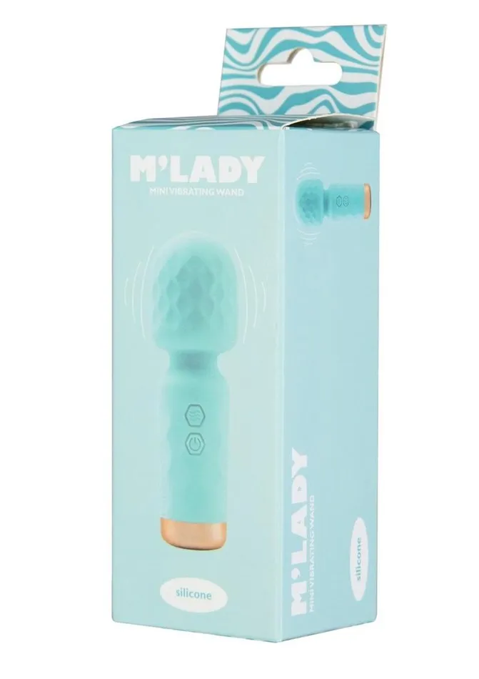 BMS Factory Female Sex Toys Mlady Rechargeable Silicone Mini Vibrating Wand BMS Factory Female Sex Toys Mlady Rechargeable Silicone Mini Vibrating Wand