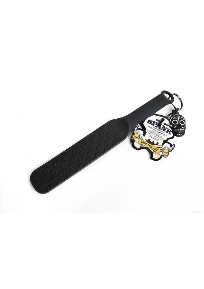 Boneyard Male Sex Toys Boneyard The Spank Silicone Skull Textured Paddle