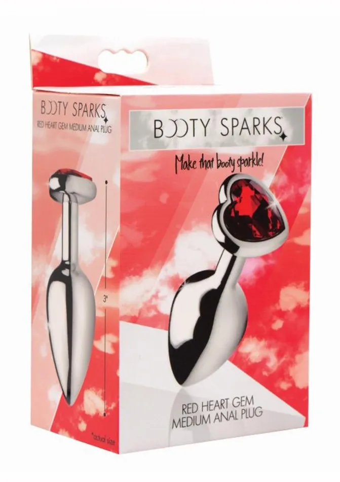 Booty Sparks Male Sex Toys Booty Sparks Heart Gem Medium Anal Plug