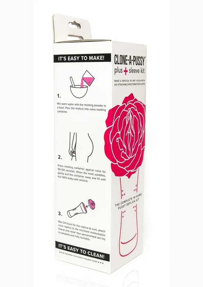 CloneAWilly Male Sex Toys CloneAPussy Plus Sleeve Silicone Vulva Molding Kit with Attachable Sleeve