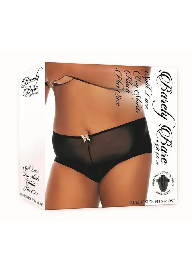 Couples Barely Bare Barely Bare Split Lace Boy Shorts