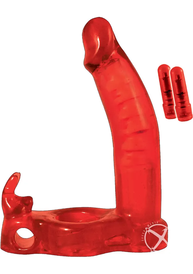 Couples Double Penetrator Double Penetrator Rabbit Vibrating Cock Ring