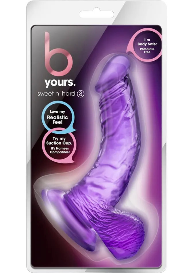 Dildos B Yours B Yours Sweet N Hard 8 Dildo with Balls