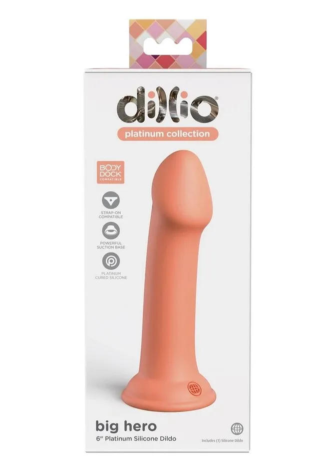 Dildos Dillio Dillio Platinum Big Hero Silicone Dildo