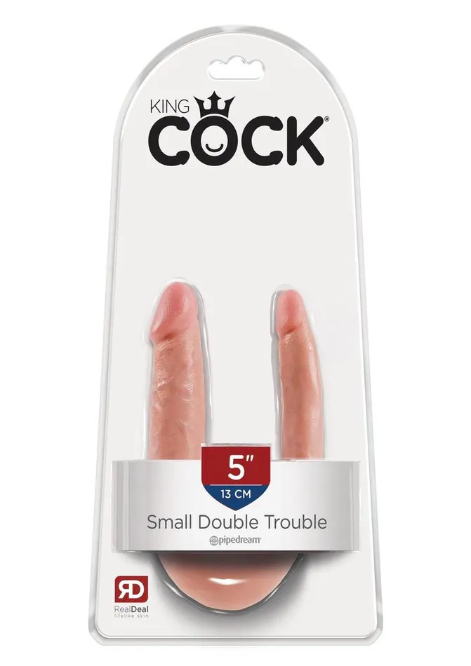Dildos King Cock King Cock UShaped Small Double Trouble Dildo
