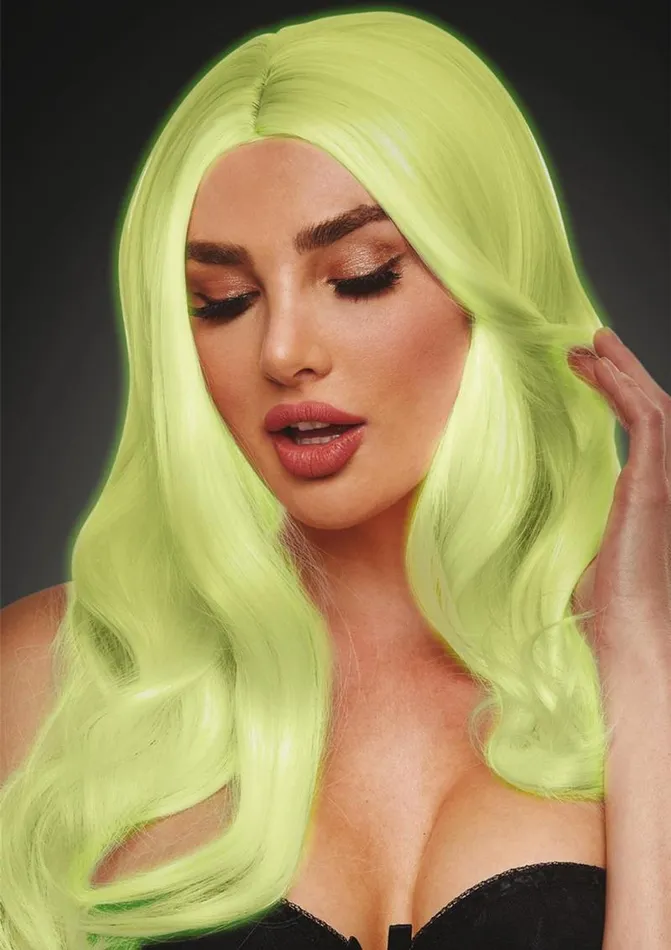 Dildos Pleasure Wigs Jessie Glow In The Dark Wig