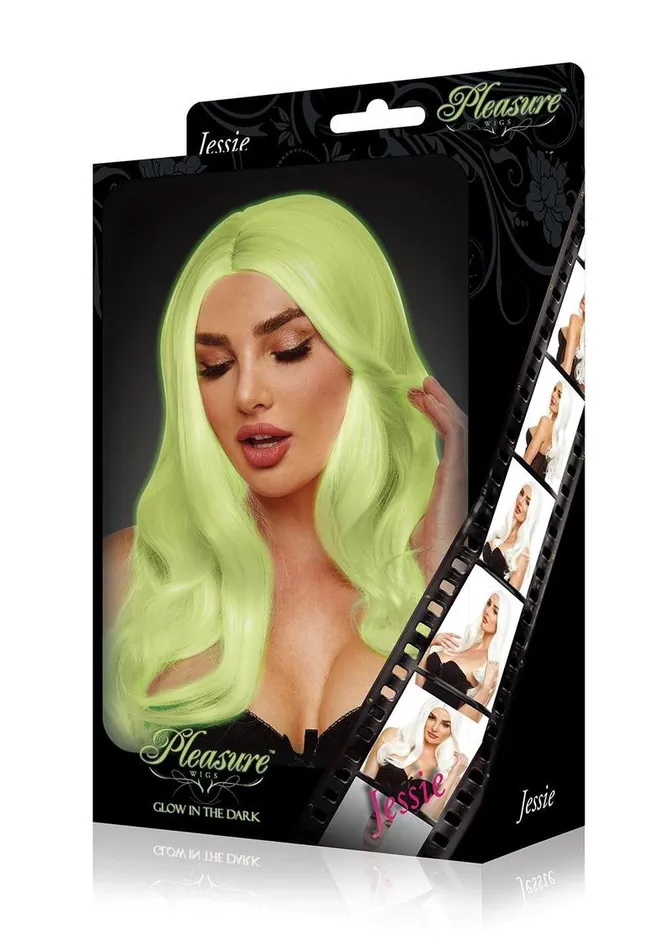 Dildos Pleasure Wigs Jessie Glow In The Dark Wig