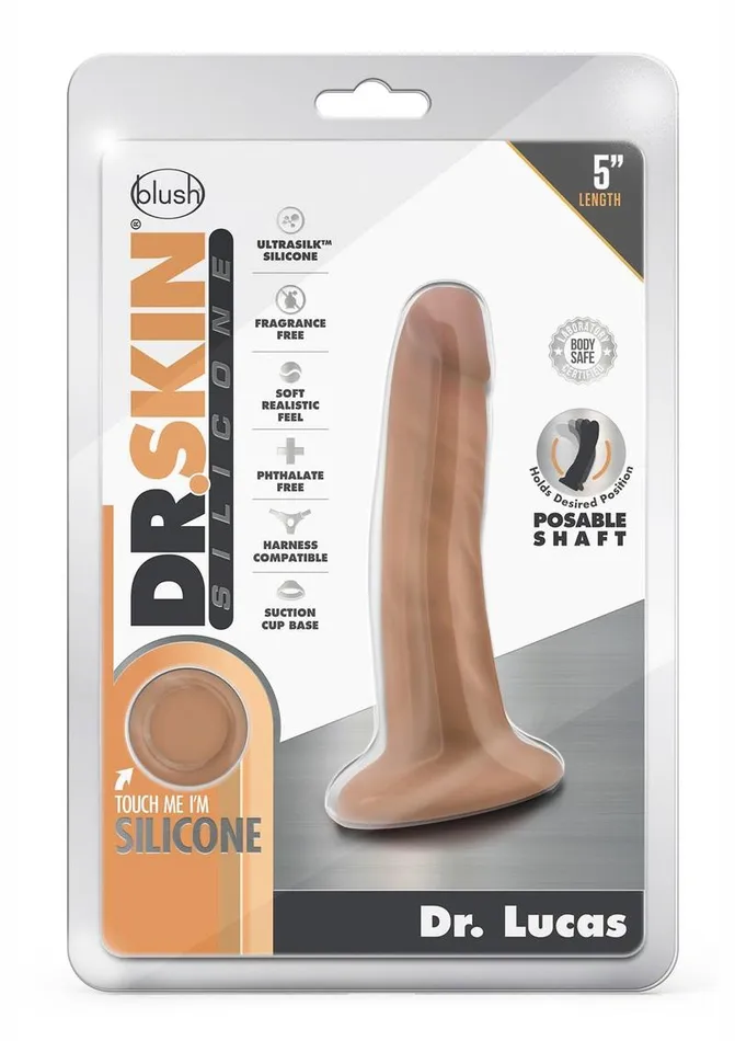 Dr Skin Dr Lucas Silicone Dildo with Suction Cup Dr Skin Female Sex Toys