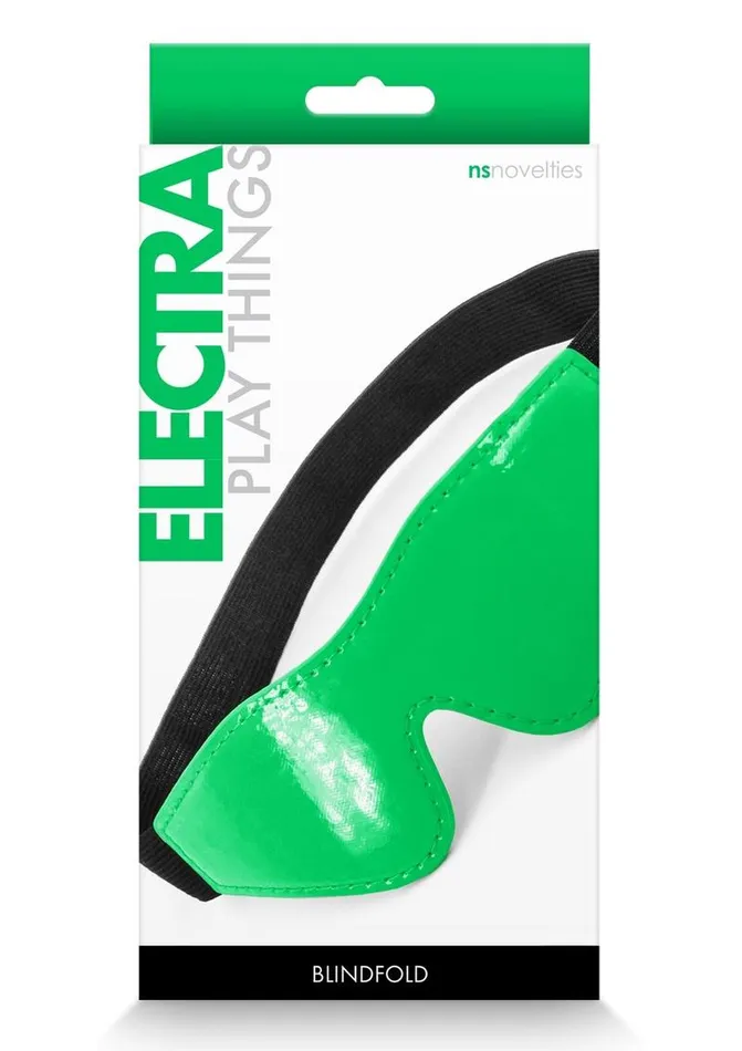 Electra Play Things Couples Electra Play Things Pu Leather Blindfold